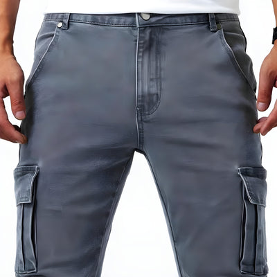 Søren™ | Cargo Bukser i Denim Stretch
